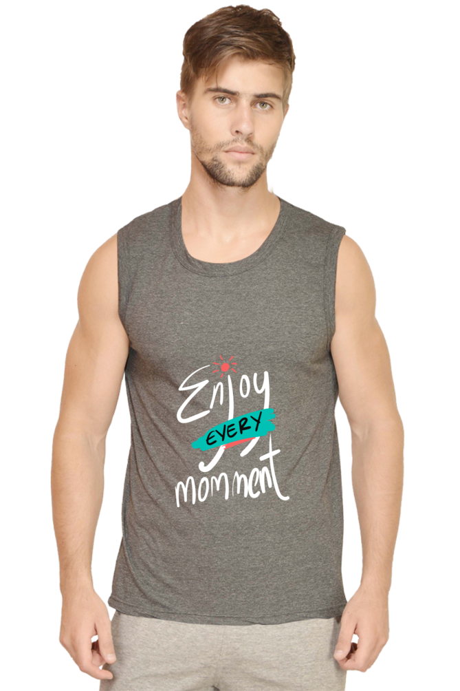 Men’s Summer Gym Vest - Enjoy Moment