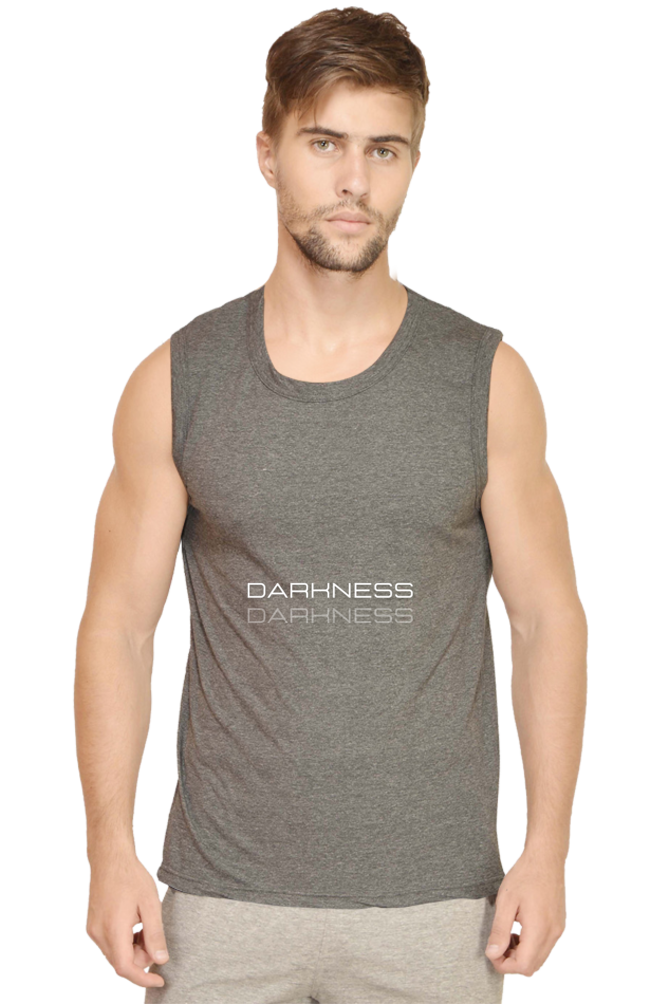 Men’s Minimalistic Gym Vest - Darkness