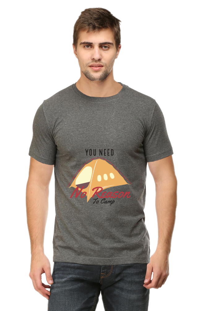 Men's Round Neck Summer T-Shirt - No Reason