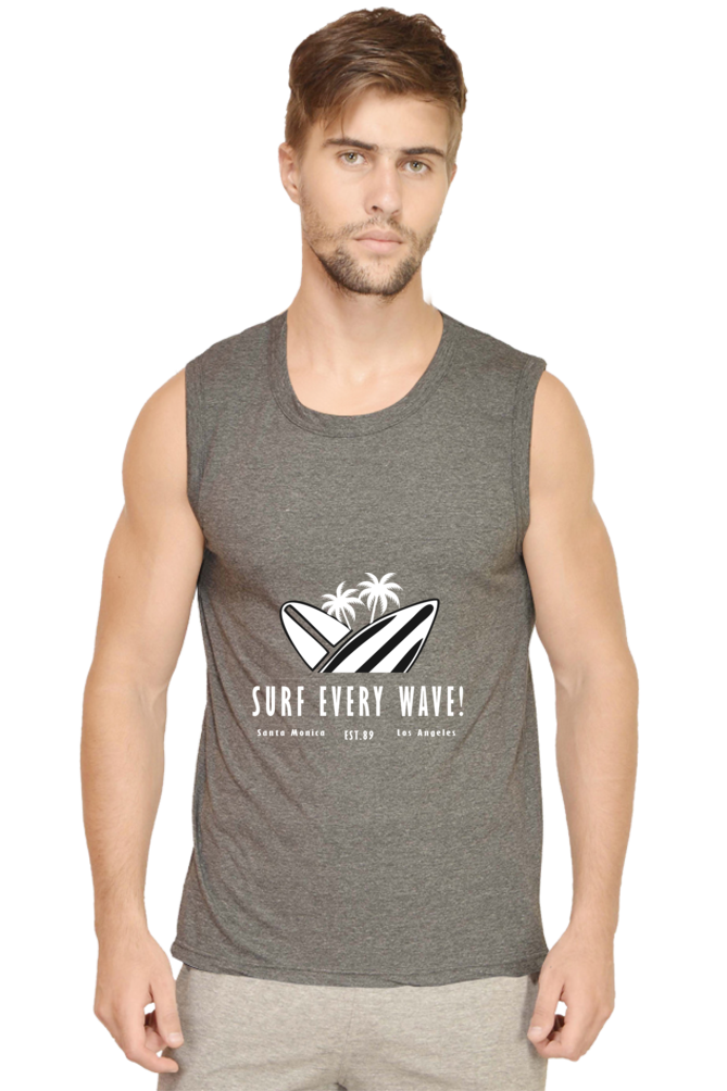Men’s Summer Gym Vest - Surf Wave