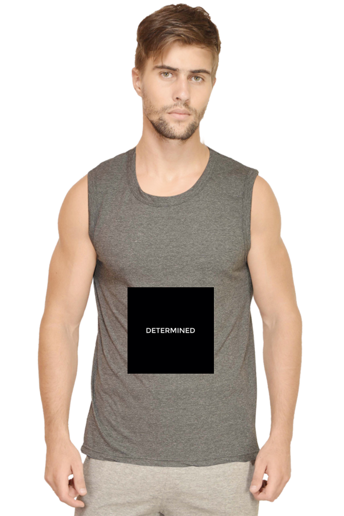 Men’s Minimalistic Gym Vest - Determined