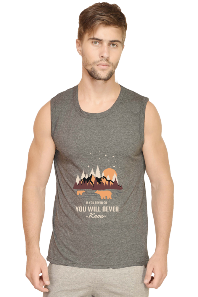 Men’s Adventure Gym Vest - never know