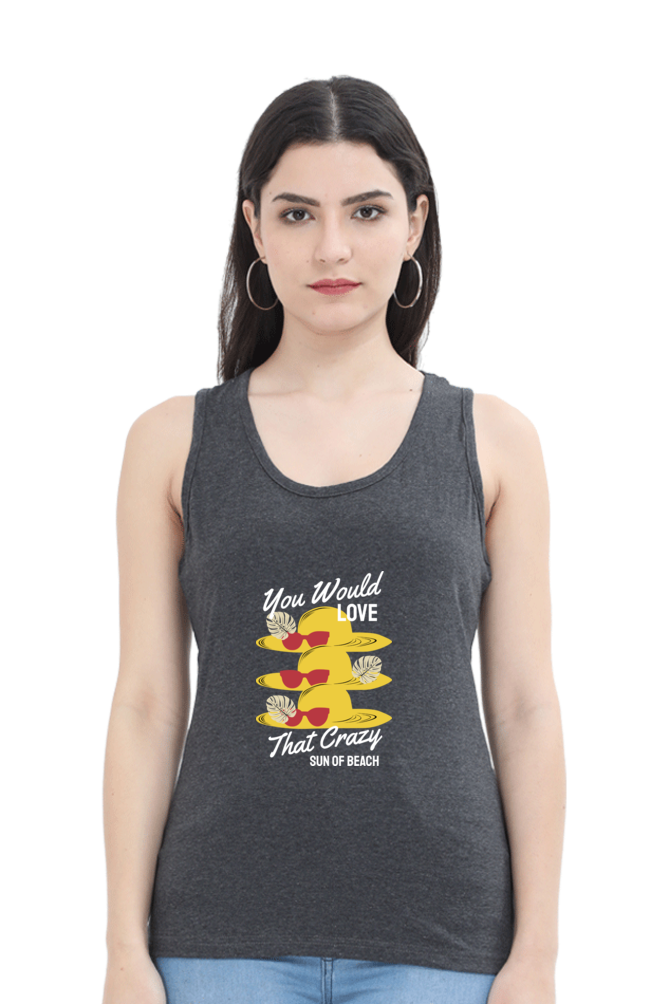 Women Summer Tank Top -  Crazy