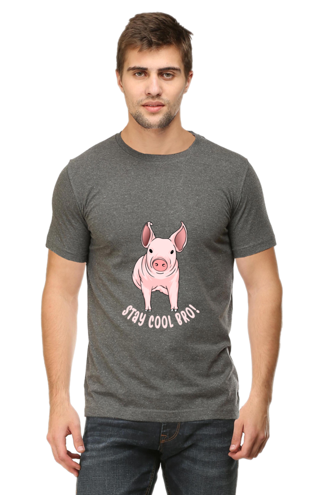 Men's Funny & Queen SVG Round Neck T-Shirt - cool