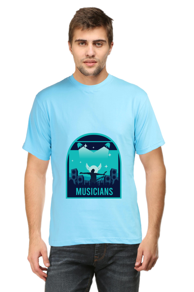 Music Unisex Cotton Round Neck T-shirt - Musicians