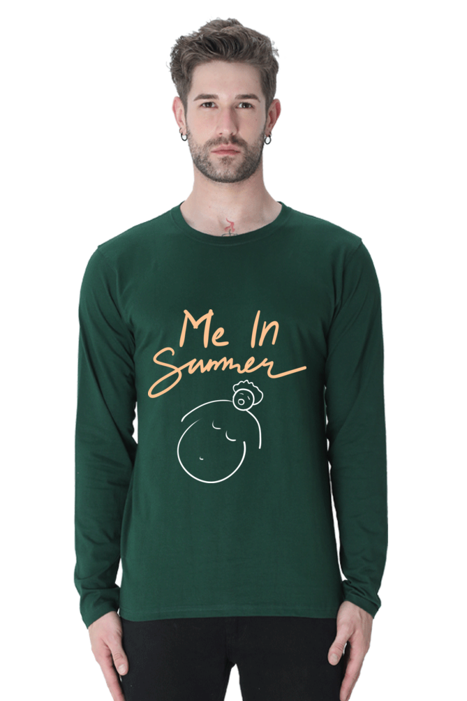 Men’s  Summer Full Sleeve - T Shirt - Me In Summer