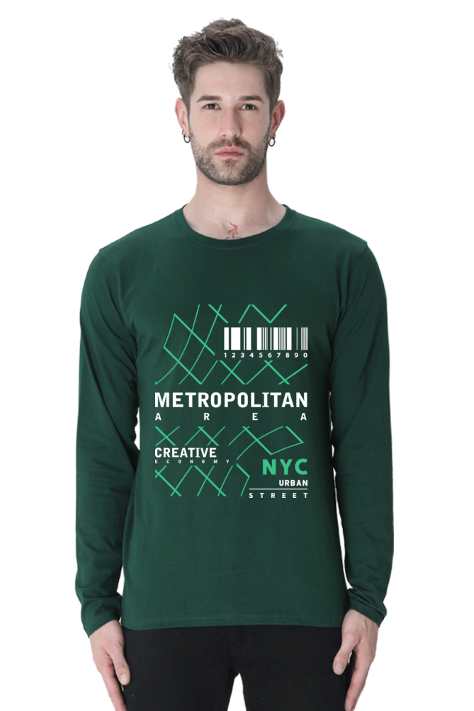 Men’s Full Sleeve - T Shirt -  Metropolitan