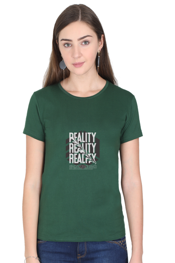 Women’s Round Neck Stones T-Shirts - Reality