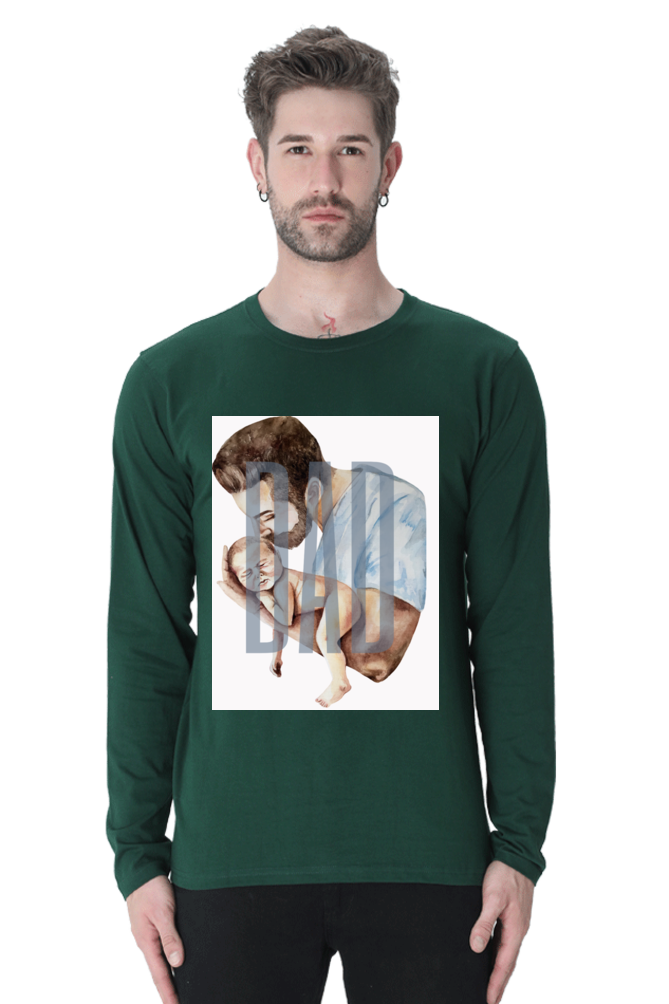 Men’s Full Sleeve - T Shirt- DAD & New Born