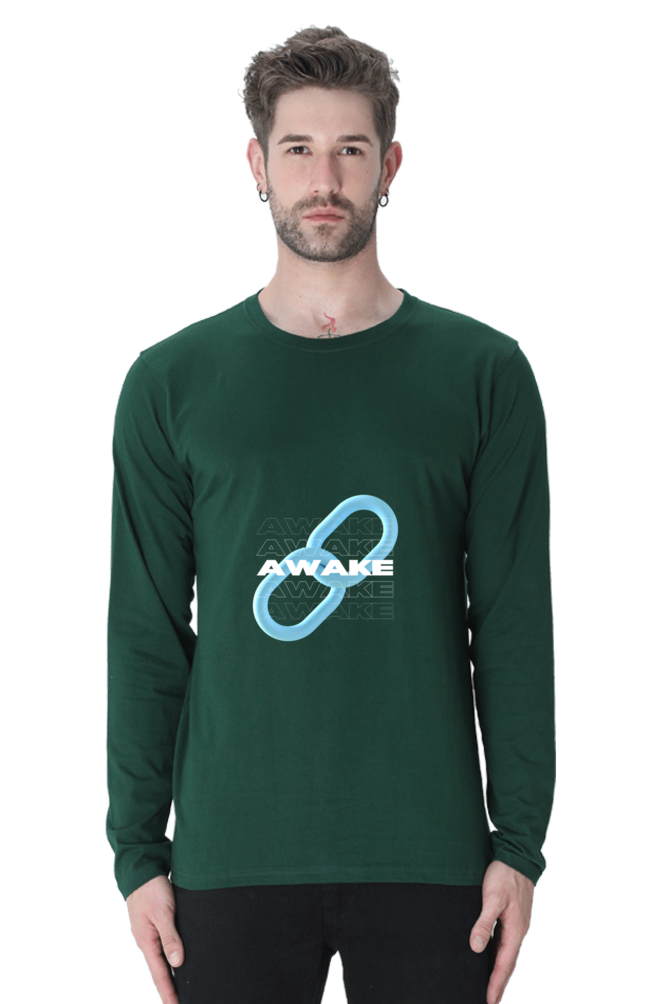 Men’s  Motivation Full Sleeve - T Shirt - Awake