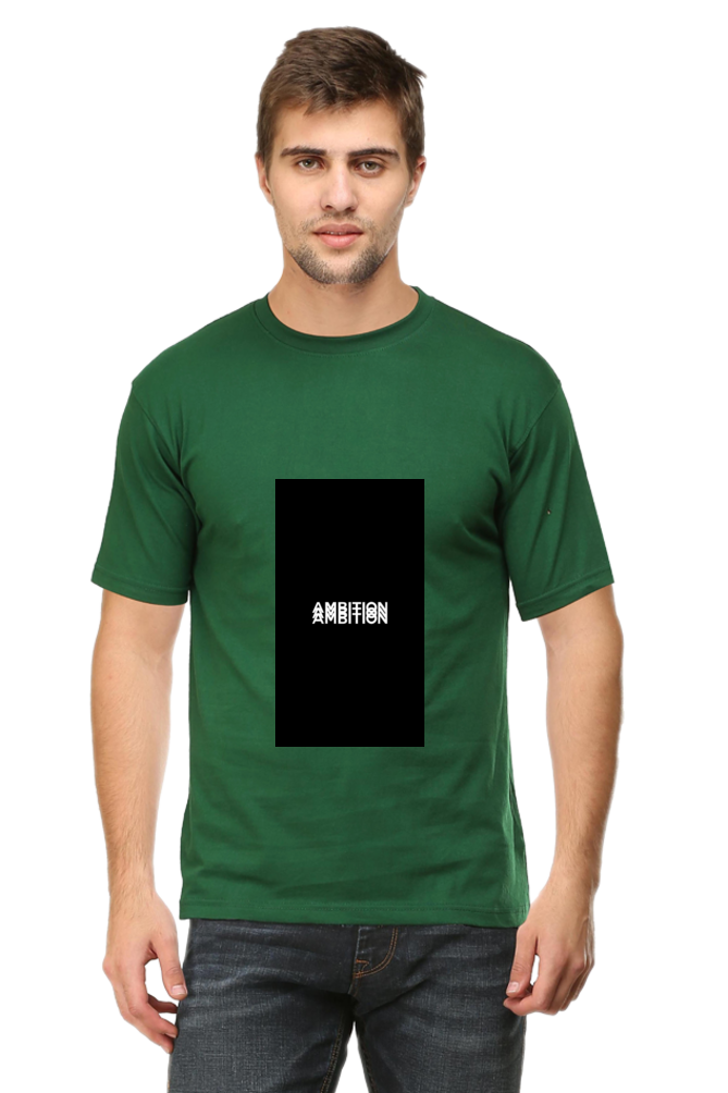 Men's Round Neck Minimalistic T-Shirt - Ambition