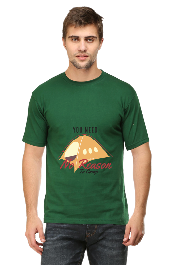 Men's Round Neck Summer T-Shirt - No Reason