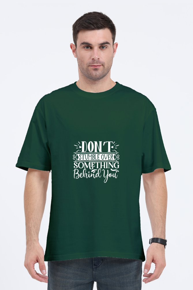 Men Motivational Oversized Classic T Shirt  - Stumble