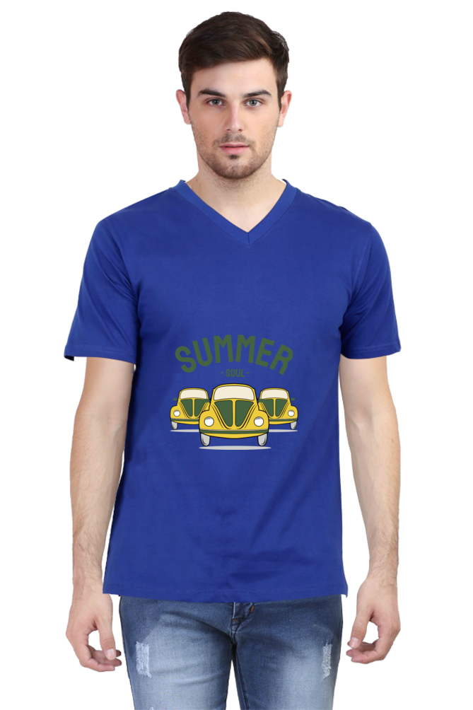 Men's Summer V Neck T-Shirt - Soul