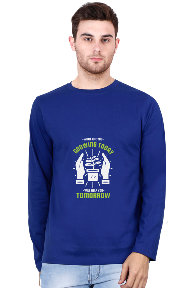 Men's Gardening Full sleeve T-Shirt - growing