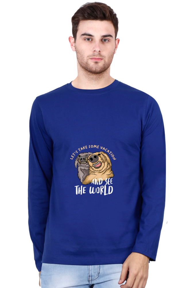 Men’s  Funny & Queen SVG Full Sleeve - T Shirt - vacation