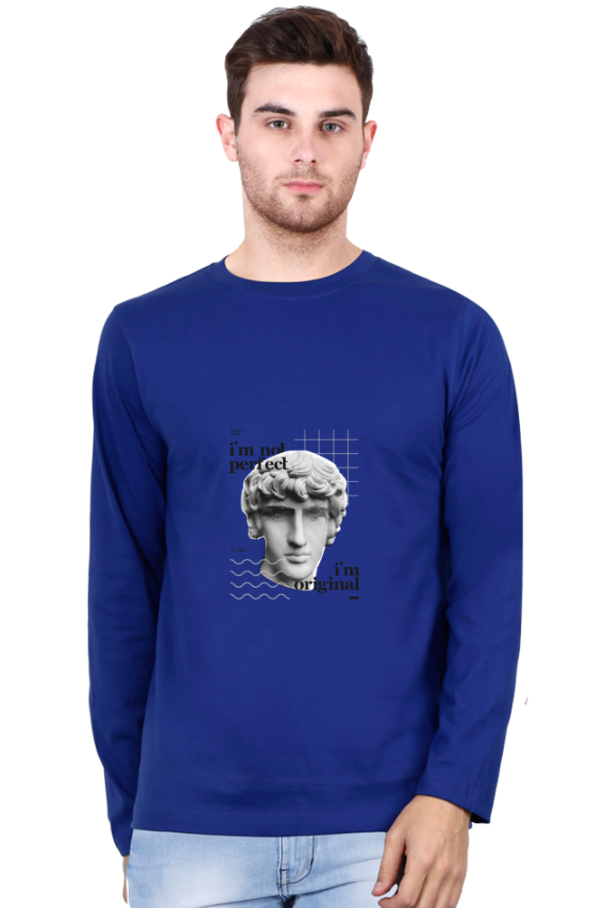 Round Neck Half-Sleeves - not perfect but original - T-Shirt