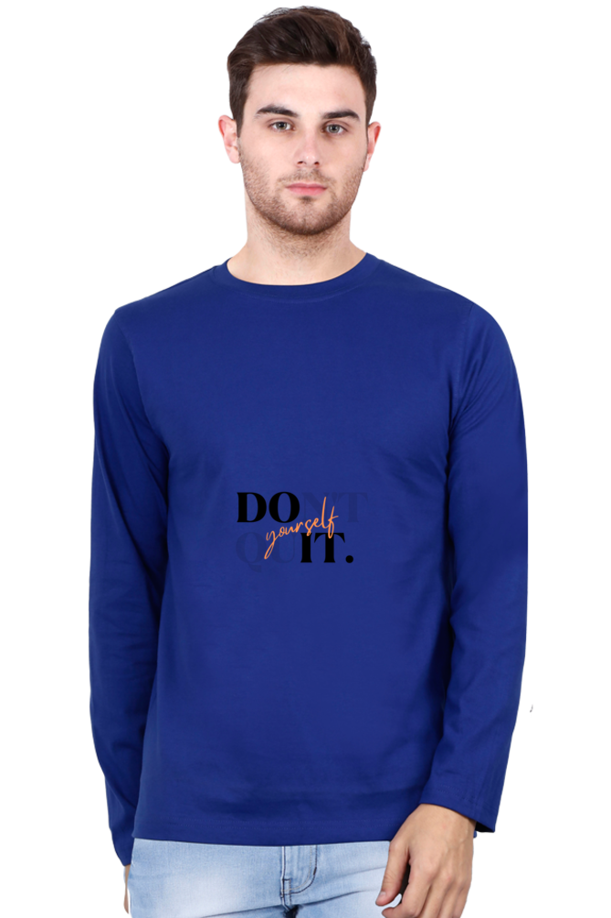 Men’s  Motivation Full Sleeve - T Shirt - Quit