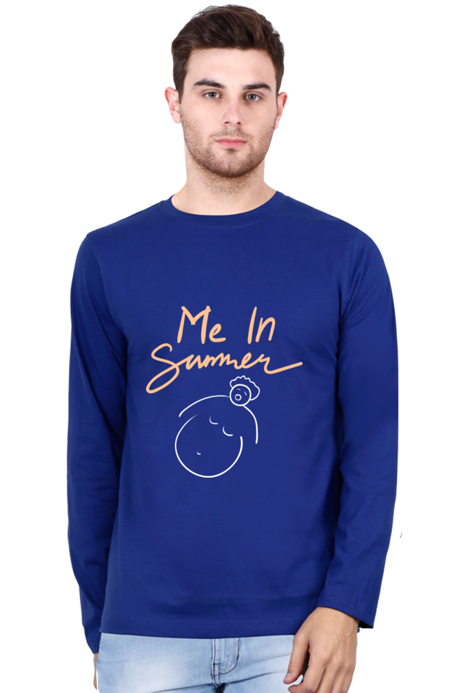 Men’s  Summer Full Sleeve - T Shirt - Me In Summer