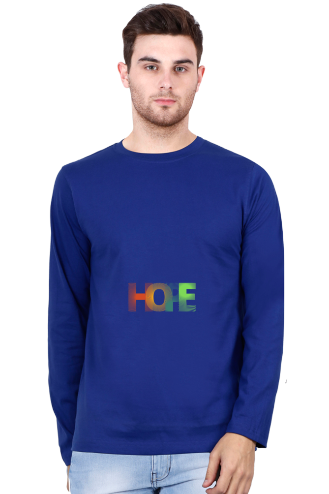 Men’s  Minimalistic Full Sleeve - T Shirt - Hope