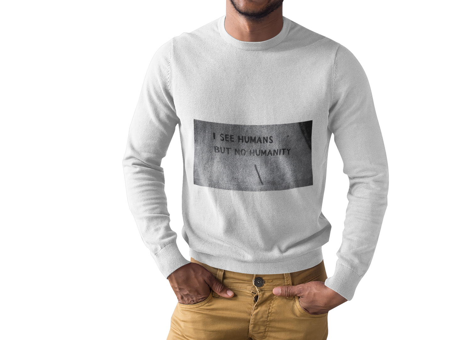 Men’s Full Sleeve - T Shirt- Humans but no Humanity