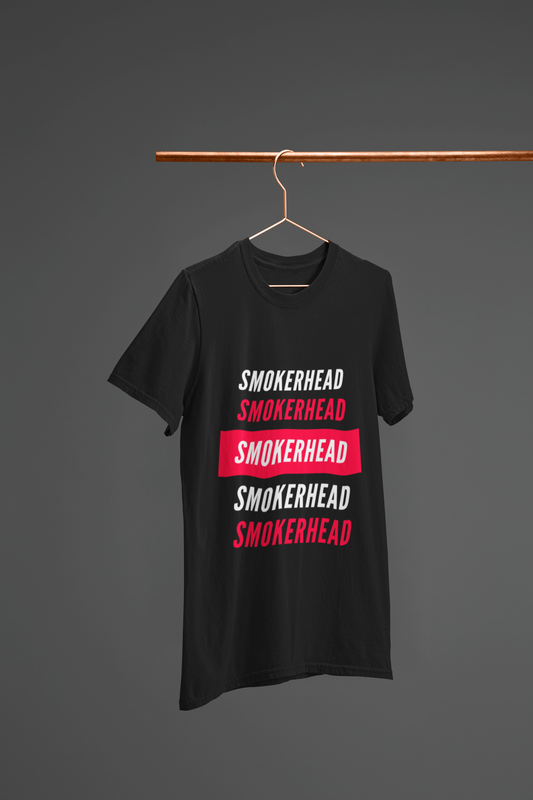 Round Neck Half-Sleeves - Smokerhead T-Shirt