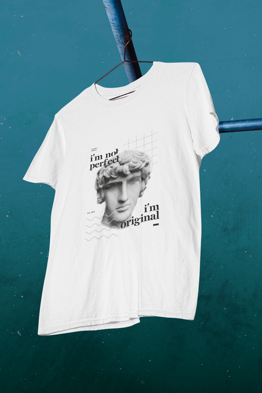 Round Neck Half-Sleeves - not perfect but original - T-Shirt