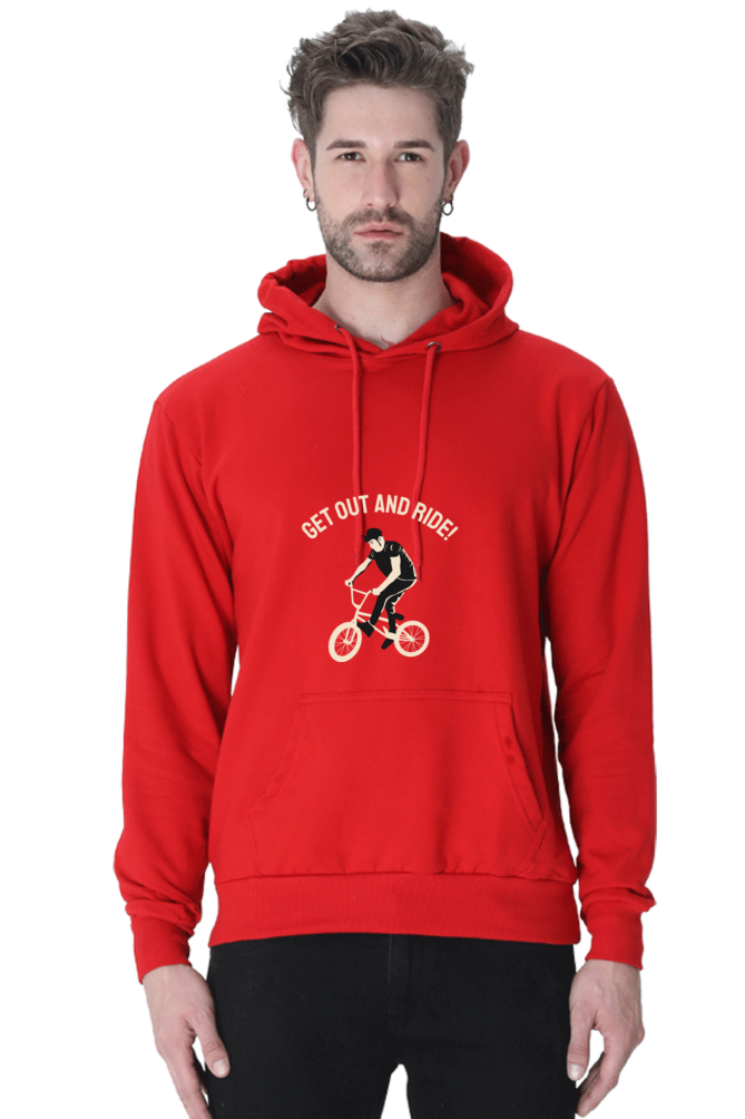 Men's  Rider Sweatshirts Hoodie - get out