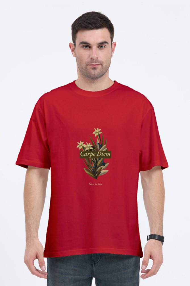 Men Motivational Oversized Classic T Shirt  - Diem