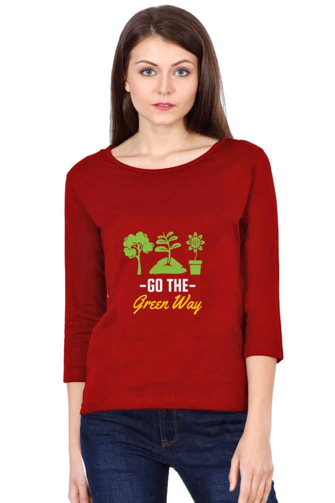 Women’s Full Sleeves Gardening T-Shirts - way