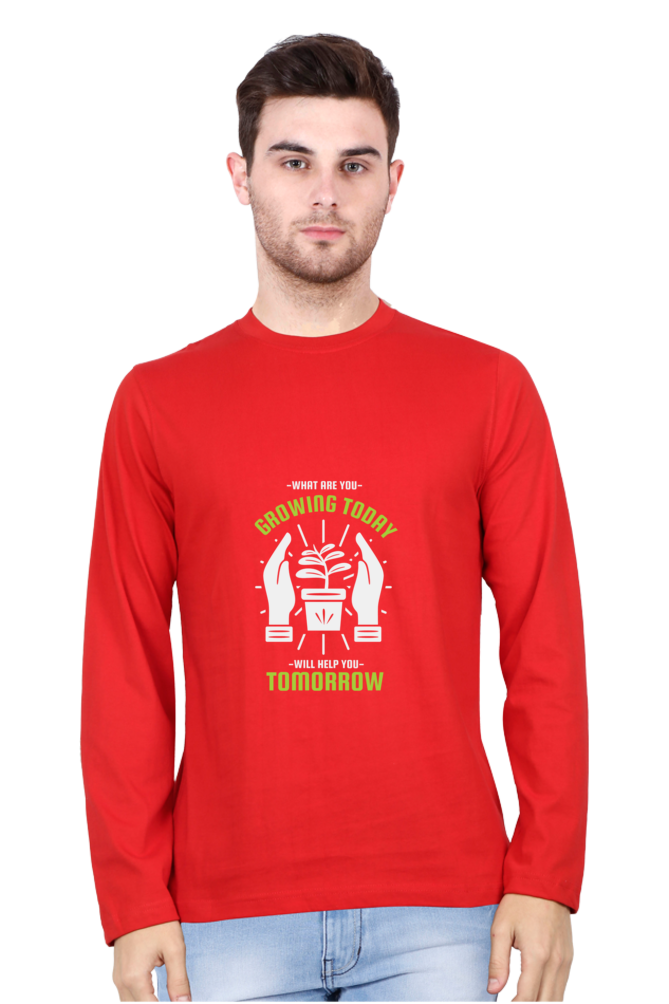 Men's Gardening Full sleeve T-Shirt - growing
