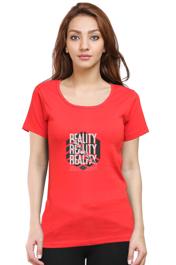 Women’s Round Neck Stones T-Shirts - Reality