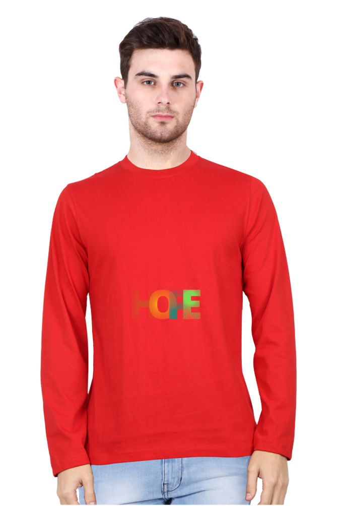 Men’s  Minimalistic Full Sleeve - T Shirt - Hope