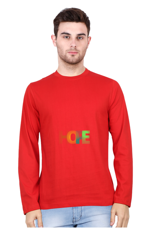 Men’s  Minimalistic Full Sleeve - T Shirt - Hope