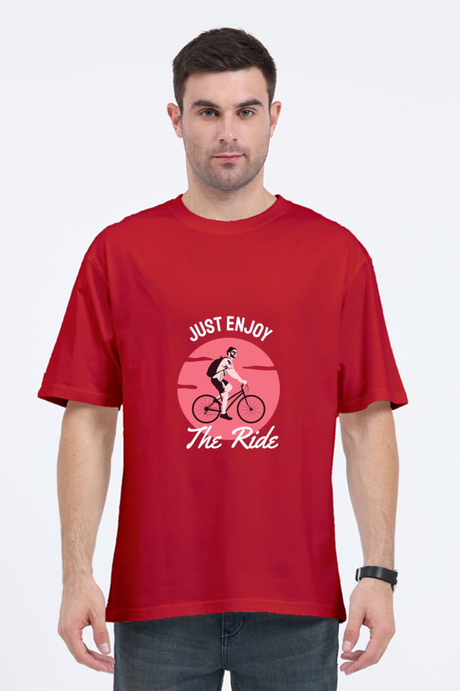 Men Rider Oversized Classic T Shirt  - just enjoy