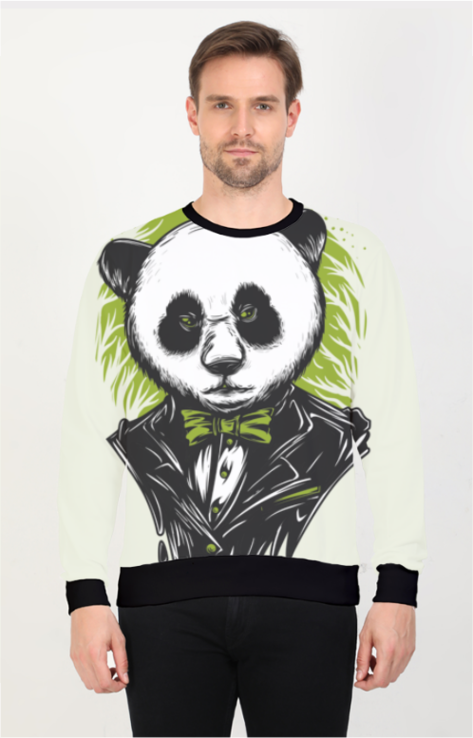 All Over Printed Sweatshirt- Mr.Panda