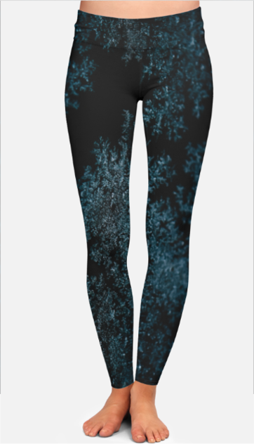 All Over Print High-Waist - Black Frost Leggings