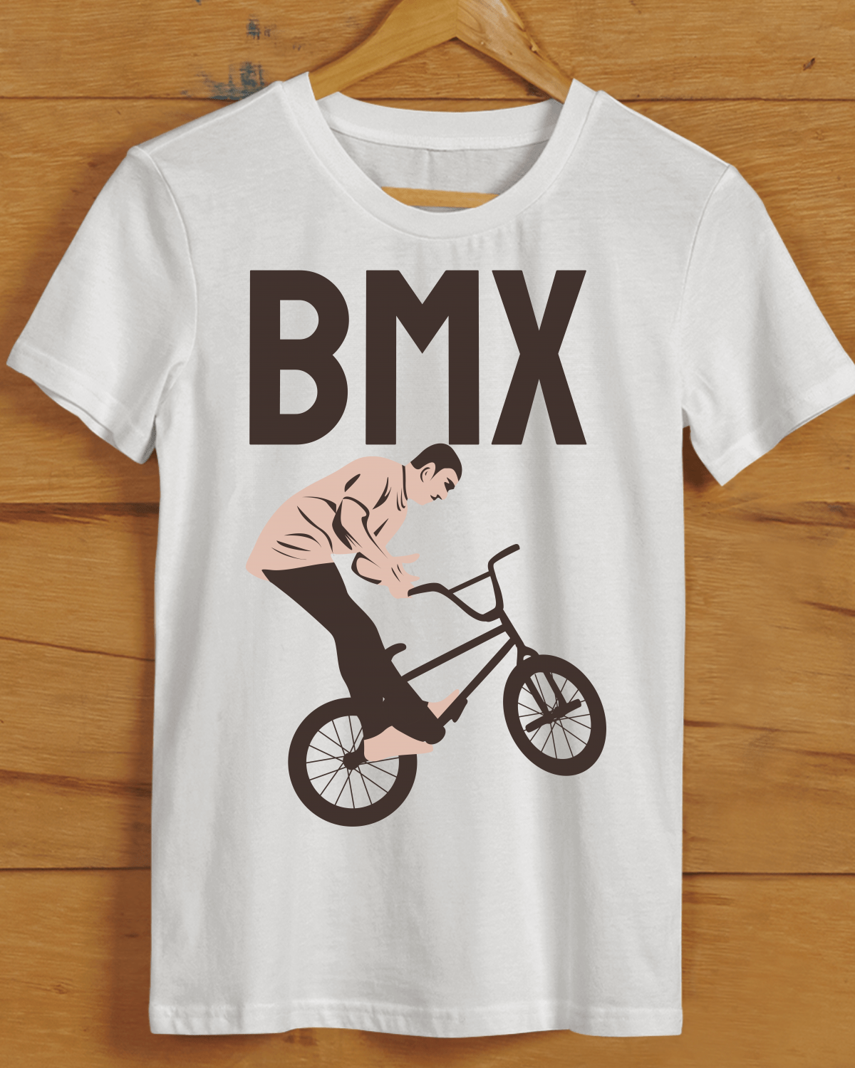 BMX Unisex Cotton Round Neck T-Shirt