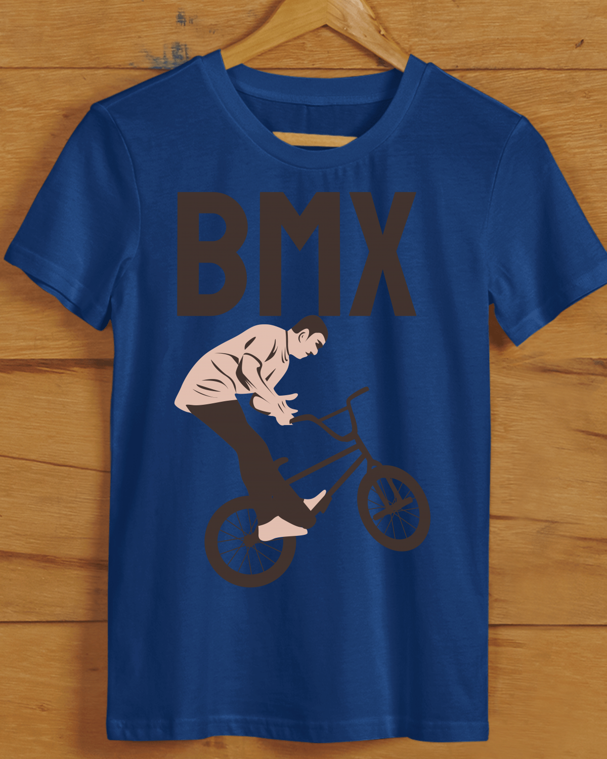BMX Unisex Cotton Round Neck T-Shirt