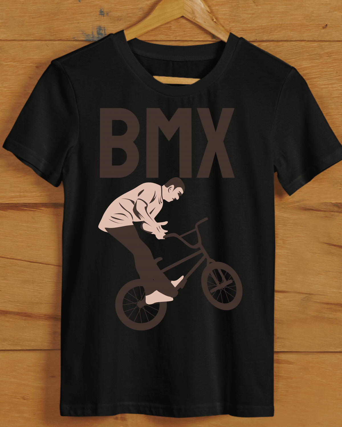 BMX Unisex Cotton Round Neck T-Shirt