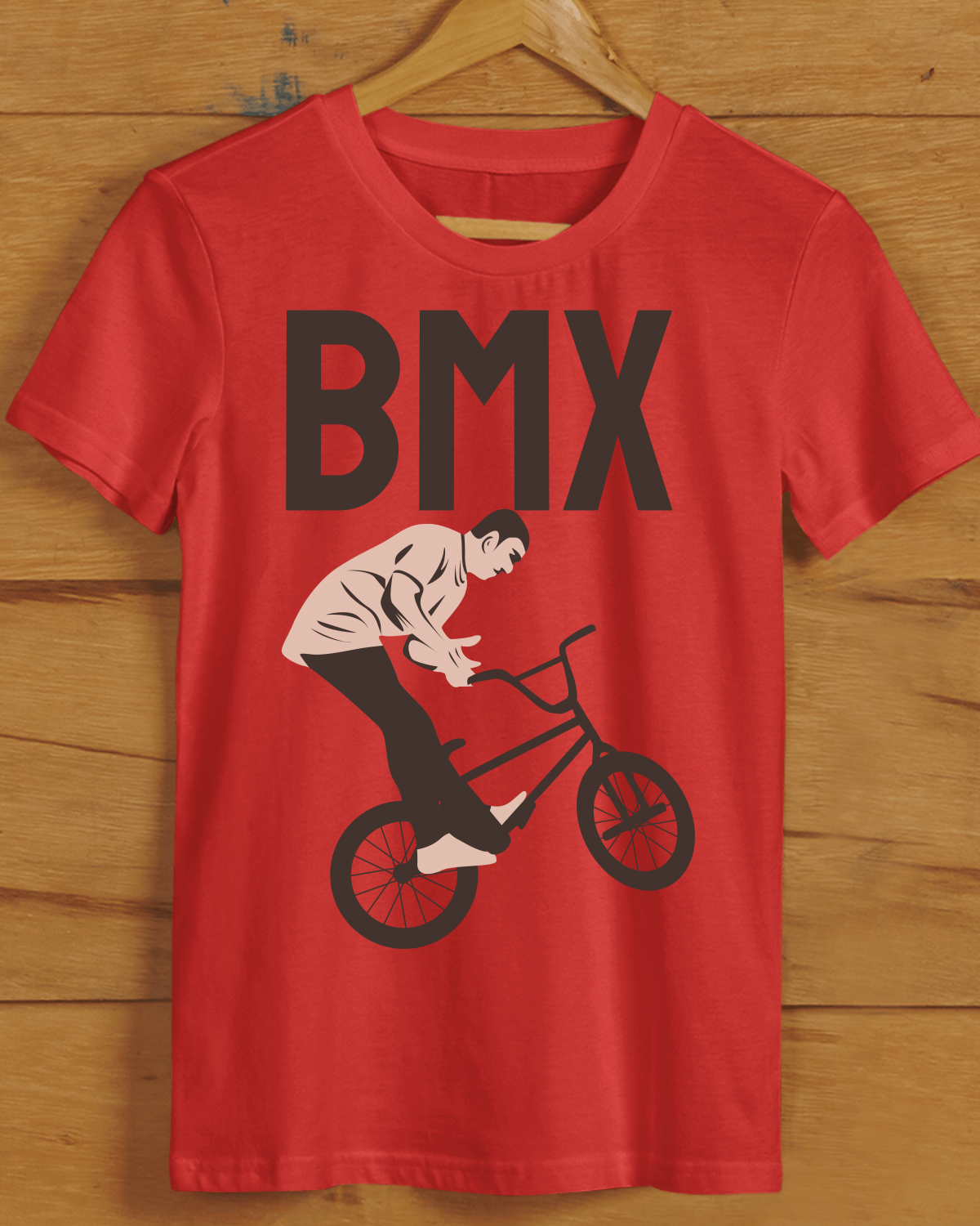 BMX Unisex Cotton Round Neck T-Shirt
