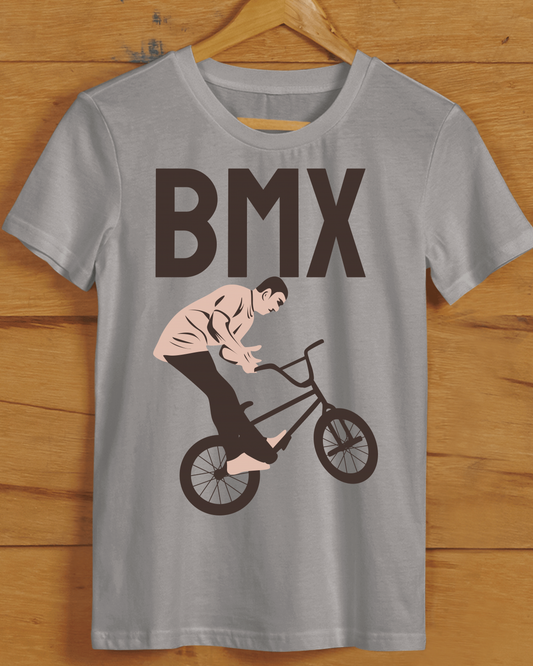 BMX Unisex Cotton Round Neck T-Shirt