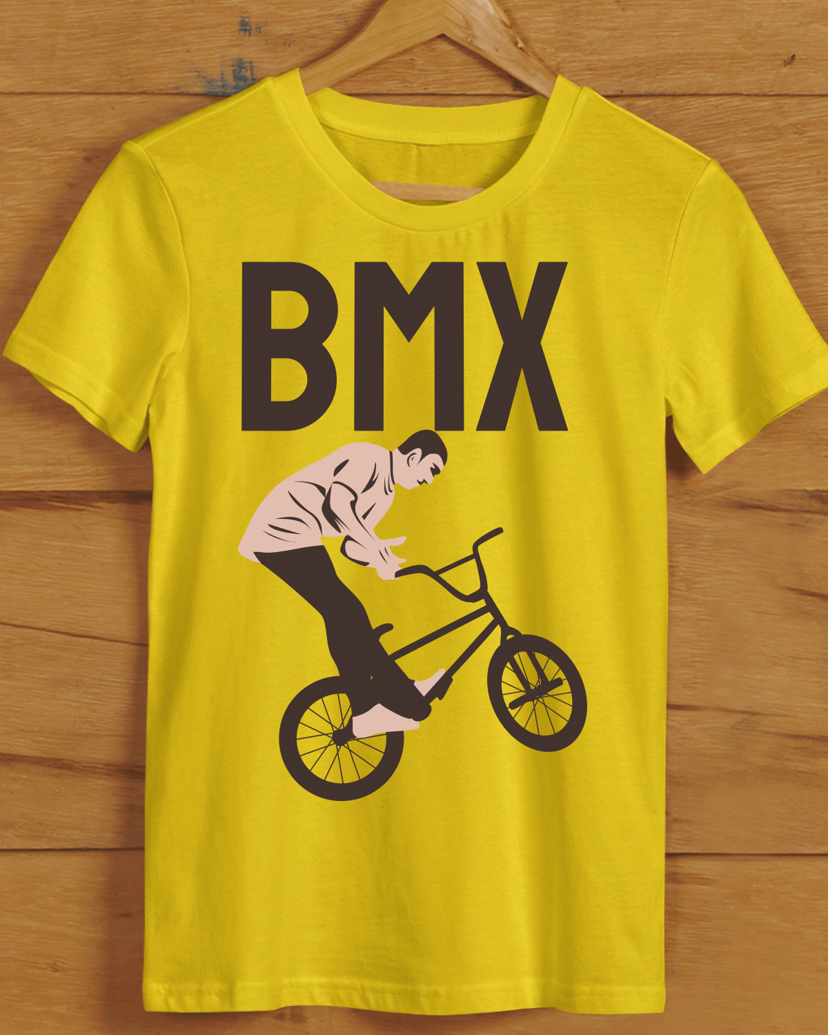 BMX Unisex Cotton Round Neck T-Shirt