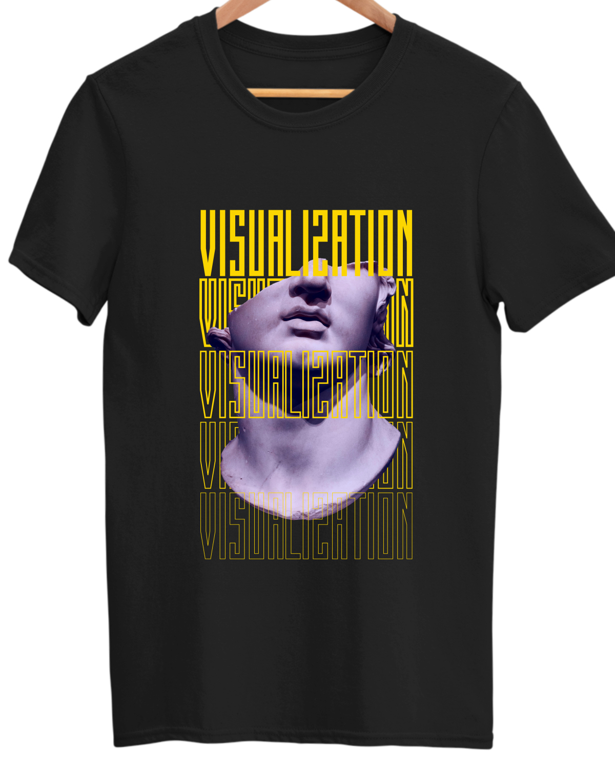Premium Bio Wash Unisex Minimalists Cotton Round Neck T-shirt - Visualization