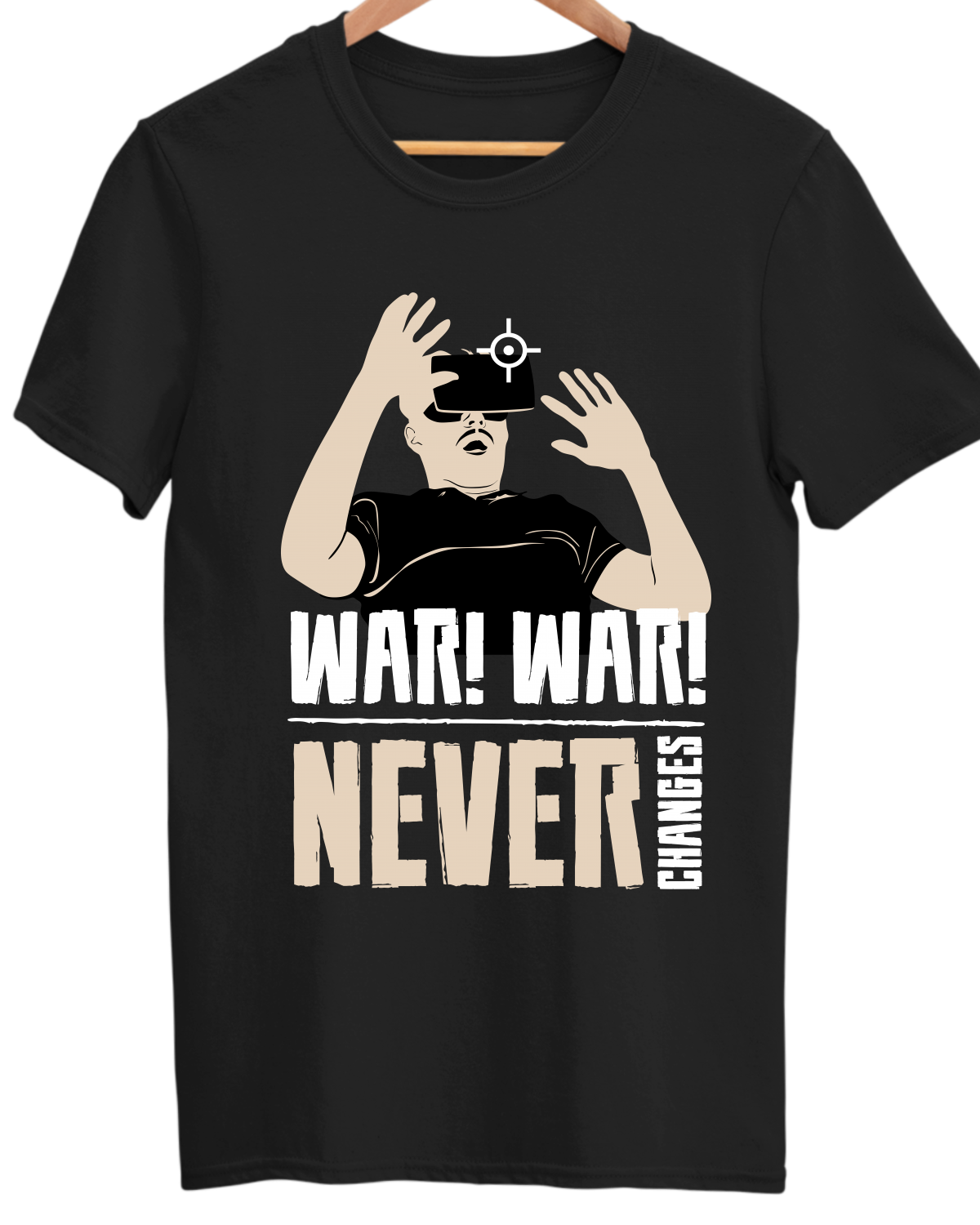Gamer Unisex Cotton Round Neck T-shirt - War War