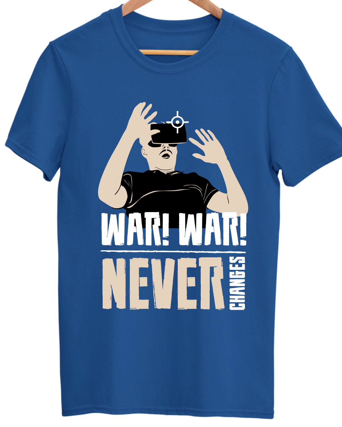 Gamer Unisex Cotton Round Neck T-shirt - War War