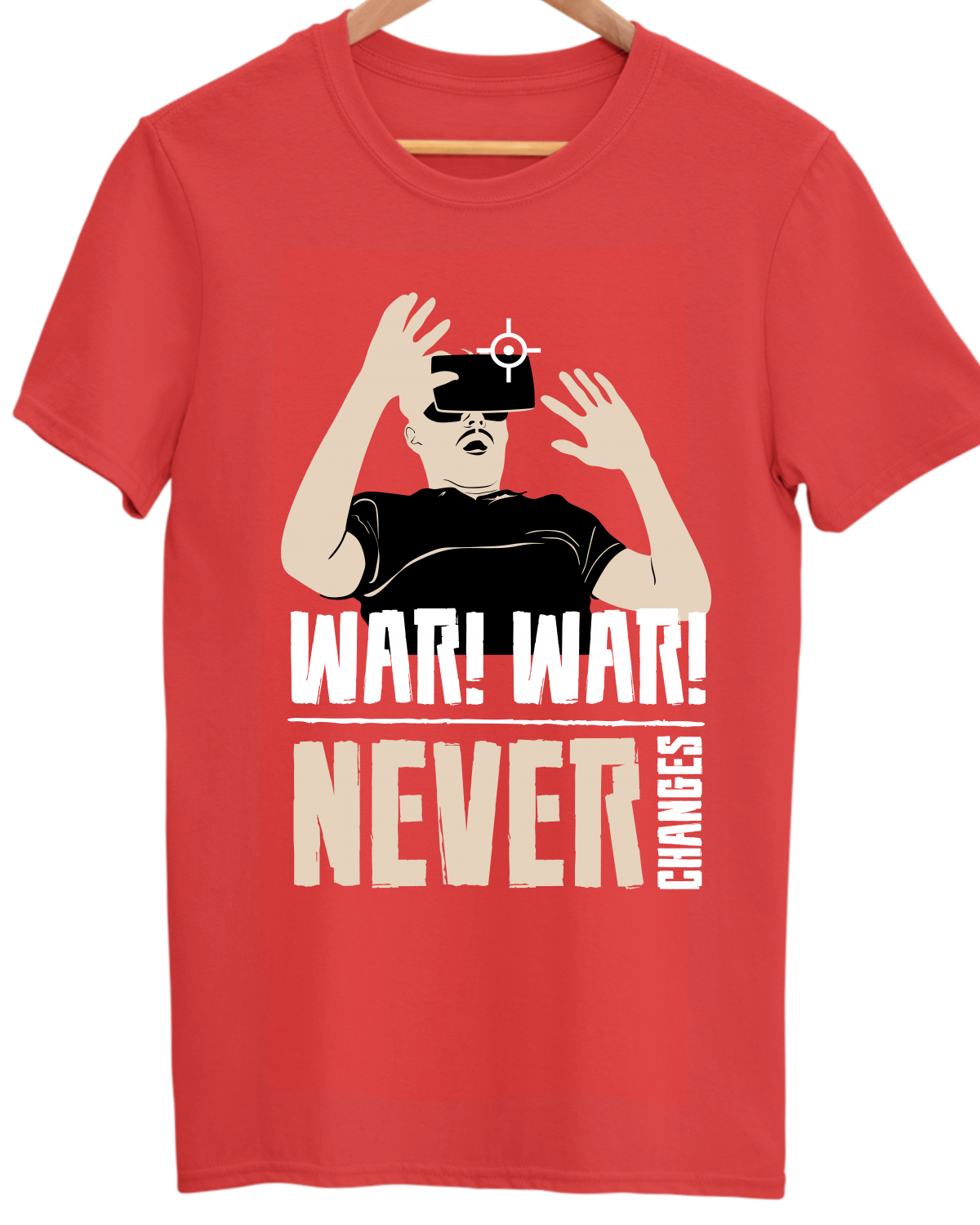 Gamer Unisex Cotton Round Neck T-shirt - War War