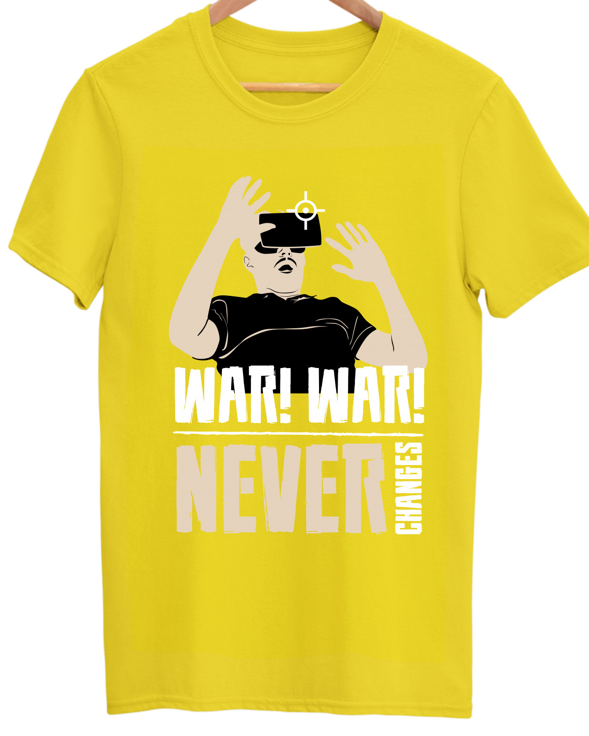 Gamer Unisex Cotton Round Neck T-shirt - War War