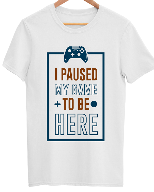 Gamer Unisex Cotton Round Neck T-shirt