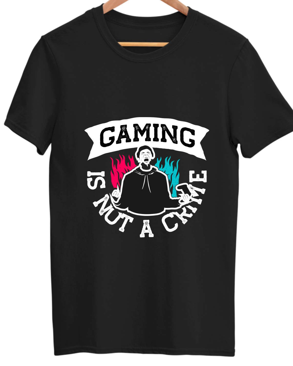Gamer Unisex Cotton Round Neck T-shirt